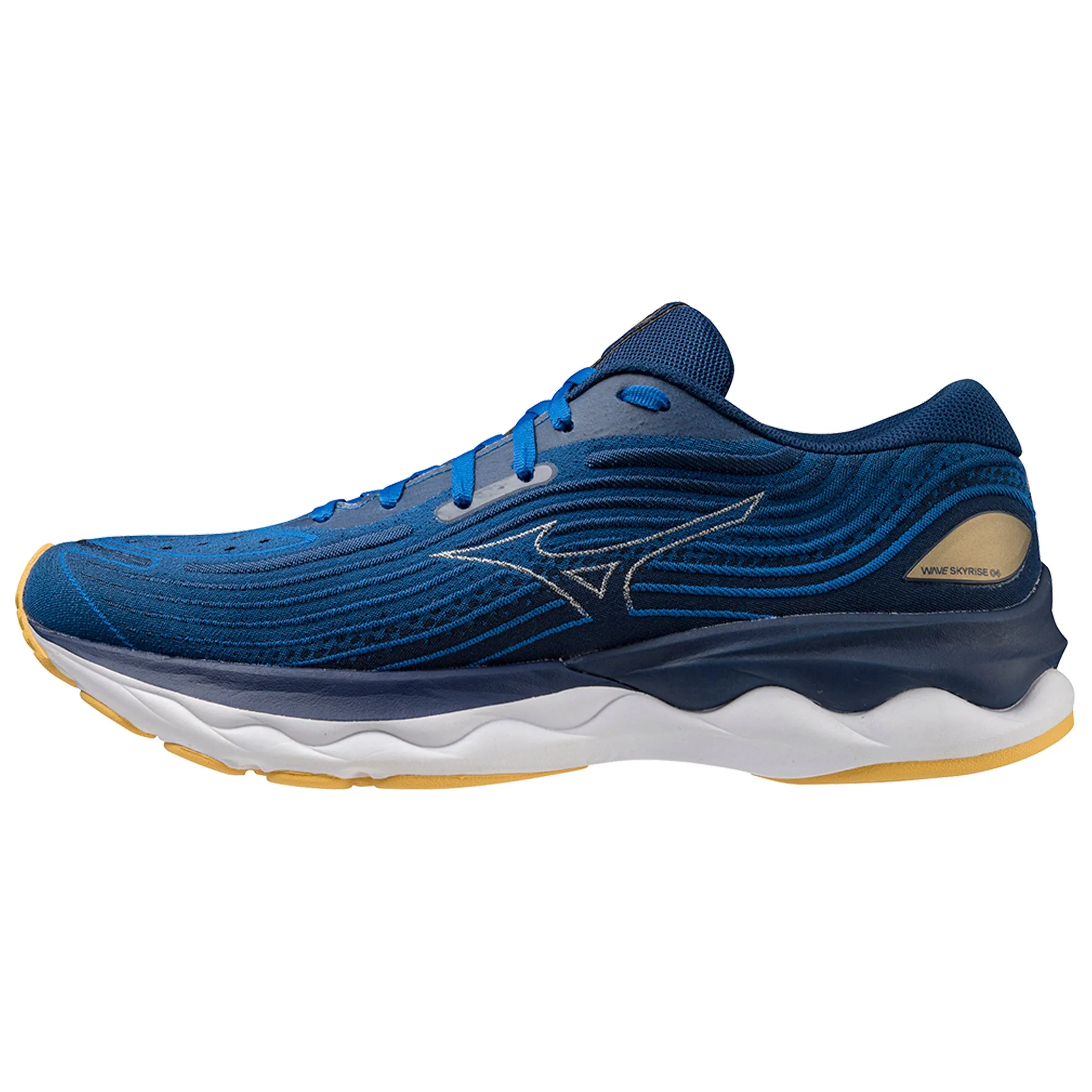 Mizuno Wave Skyrise 4 Men's French Blue Vaporous Gray Gold