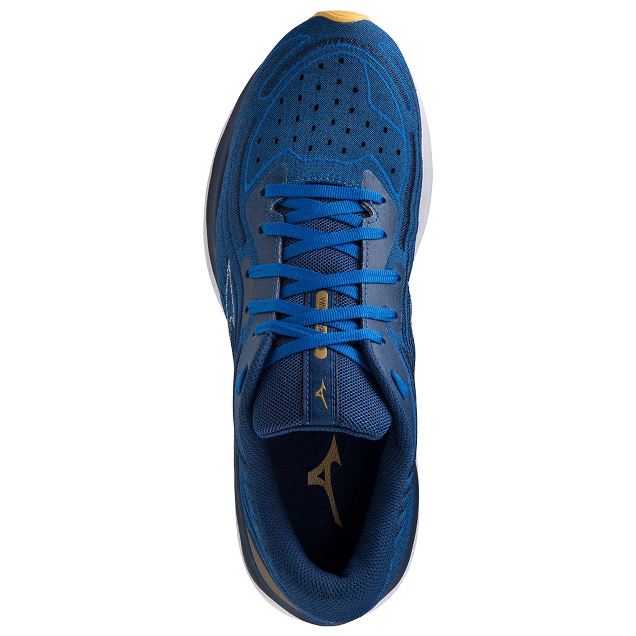 Mizuno Wave Skyrise 4 Men's French Blue Vaporous Gray Gold