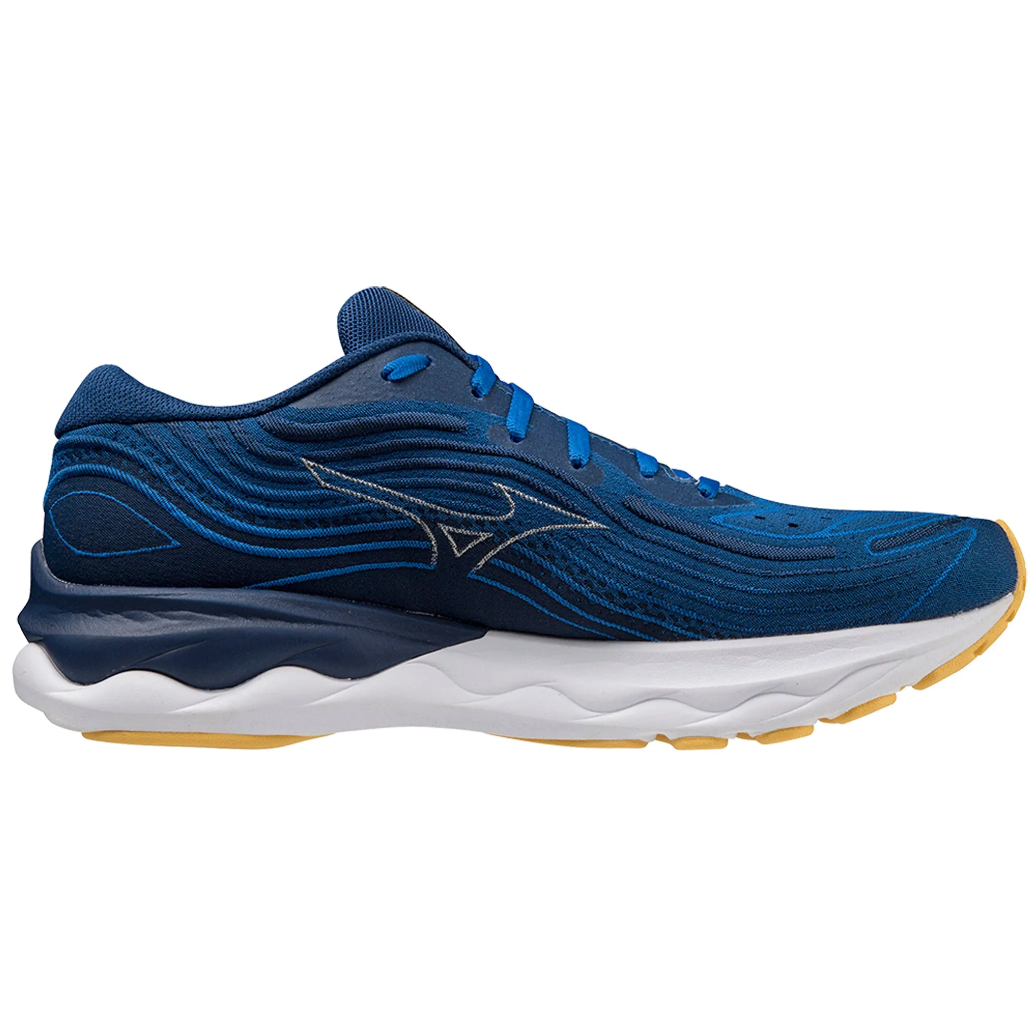 Mizuno Wave Skyrise 4 Men's French Blue Vaporous Gray Gold