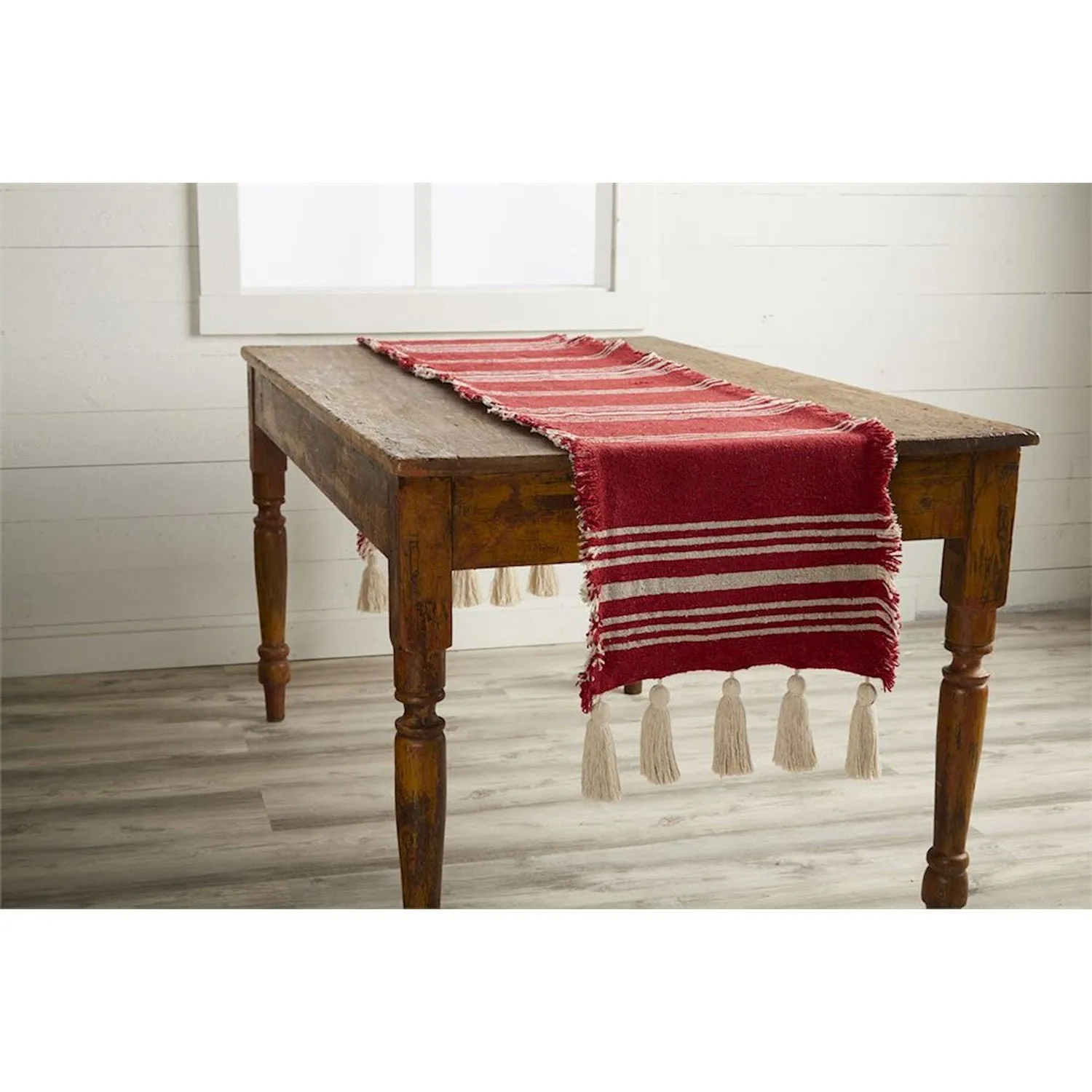 Mud Pie Red Table Runner