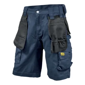 Nats Men’s Work Shorts with Multiple Pockets, Stain and Water Repellent, Durable Canvas Fabric, Comfortable Cut, 11-Inch Inseam | Sizes 30-42