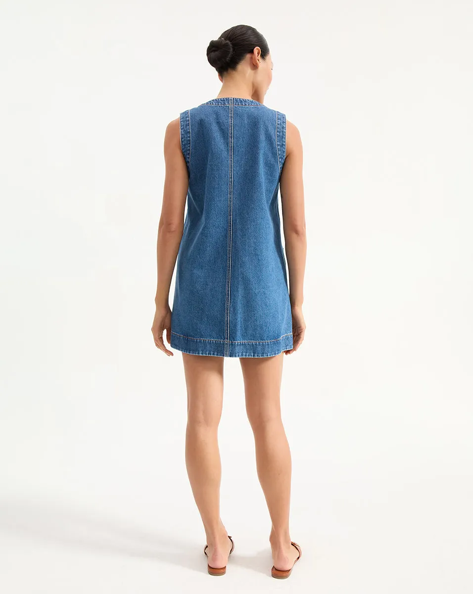 Oakley Denim Mini Dress