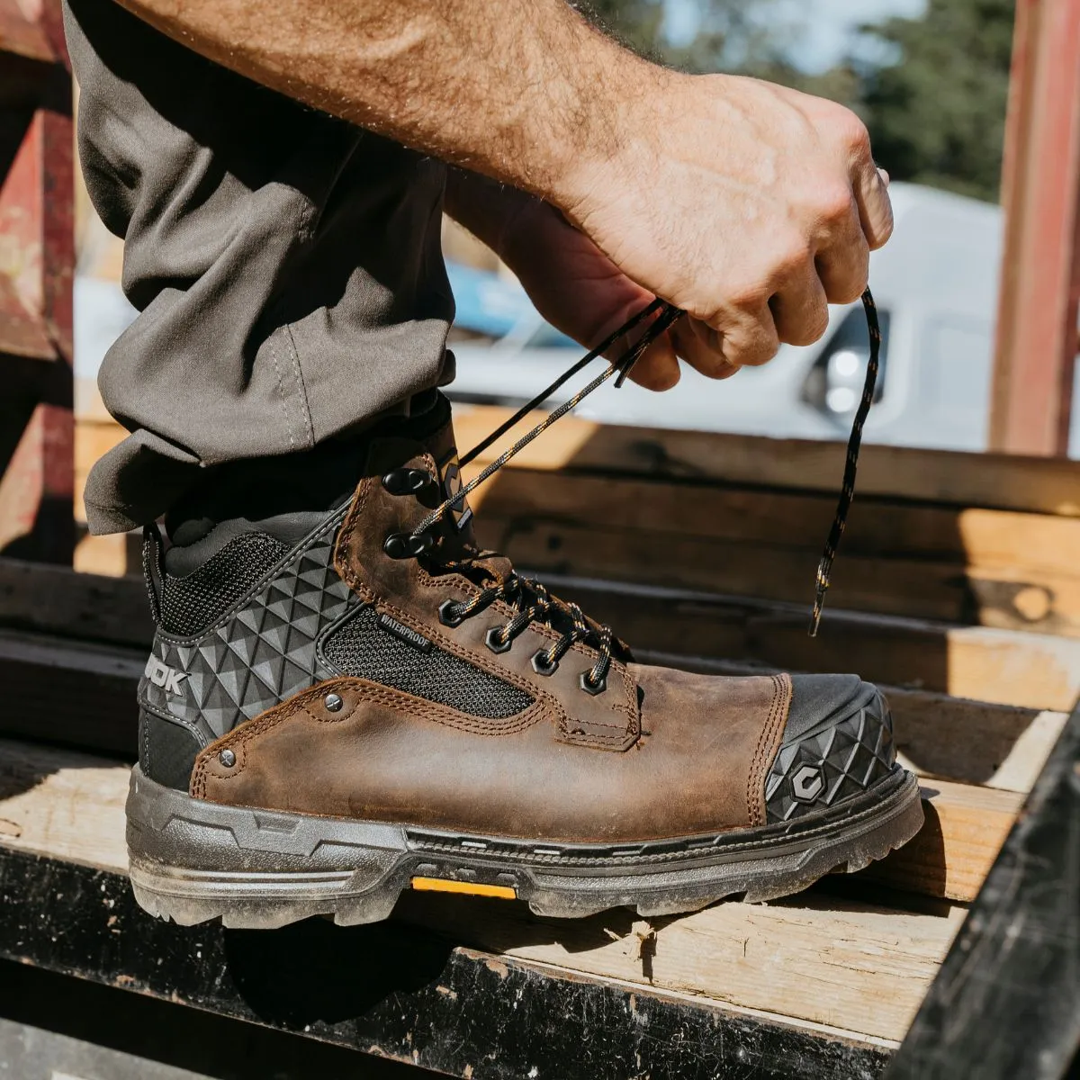Pallet Jack 6" Composite Toe Waterproof Work Boot – Brown From Chinook Footwear
