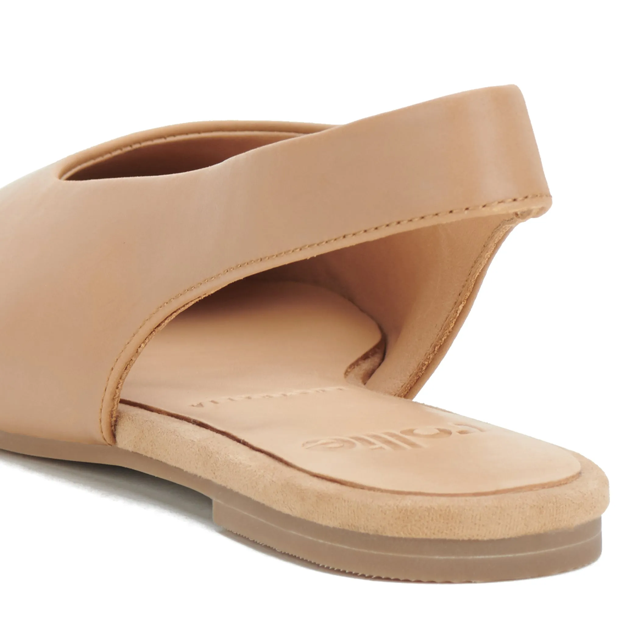 Pointed Slingback Soft Tan