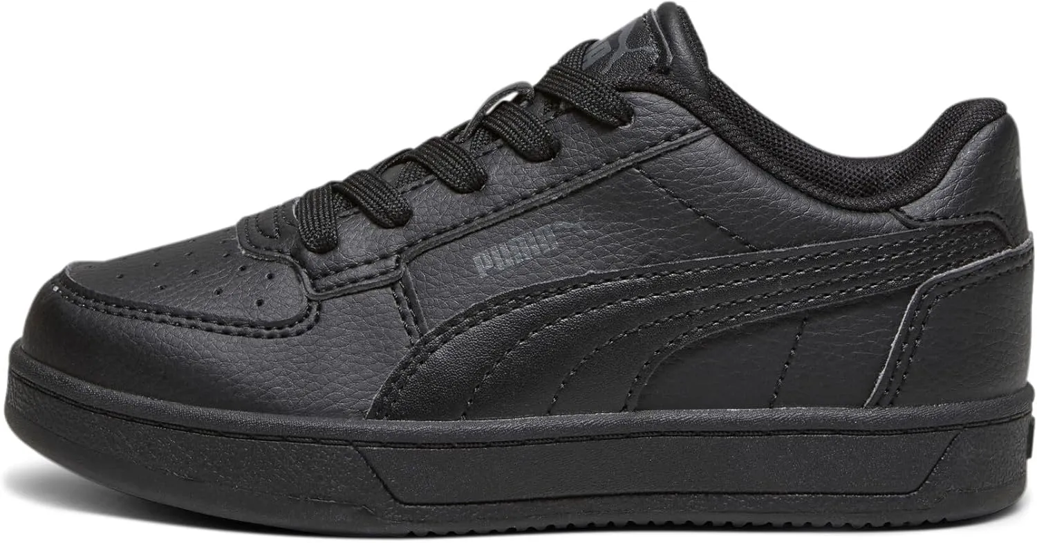 PUMA Caven Sneaker, Black-Cool Dark Gray, 12.5 US Unisex Little Kid