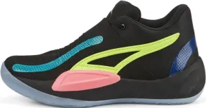 Puma - Mens Rise Nitro Shoes, Size: 10.5 M US, Color: Puma Black/Sunset Glow