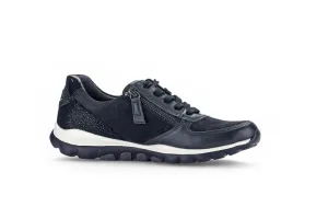 Rolling Soft Navy Blue Zip Up Trainers 36.968.66