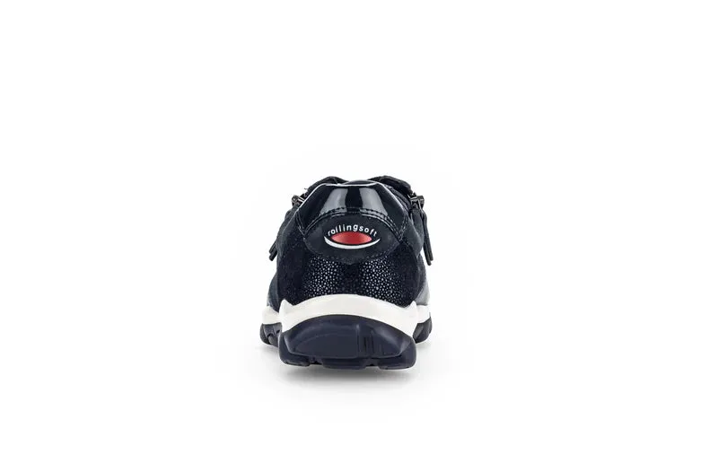 Rolling Soft Navy Blue Zip Up Trainers 36.968.66
