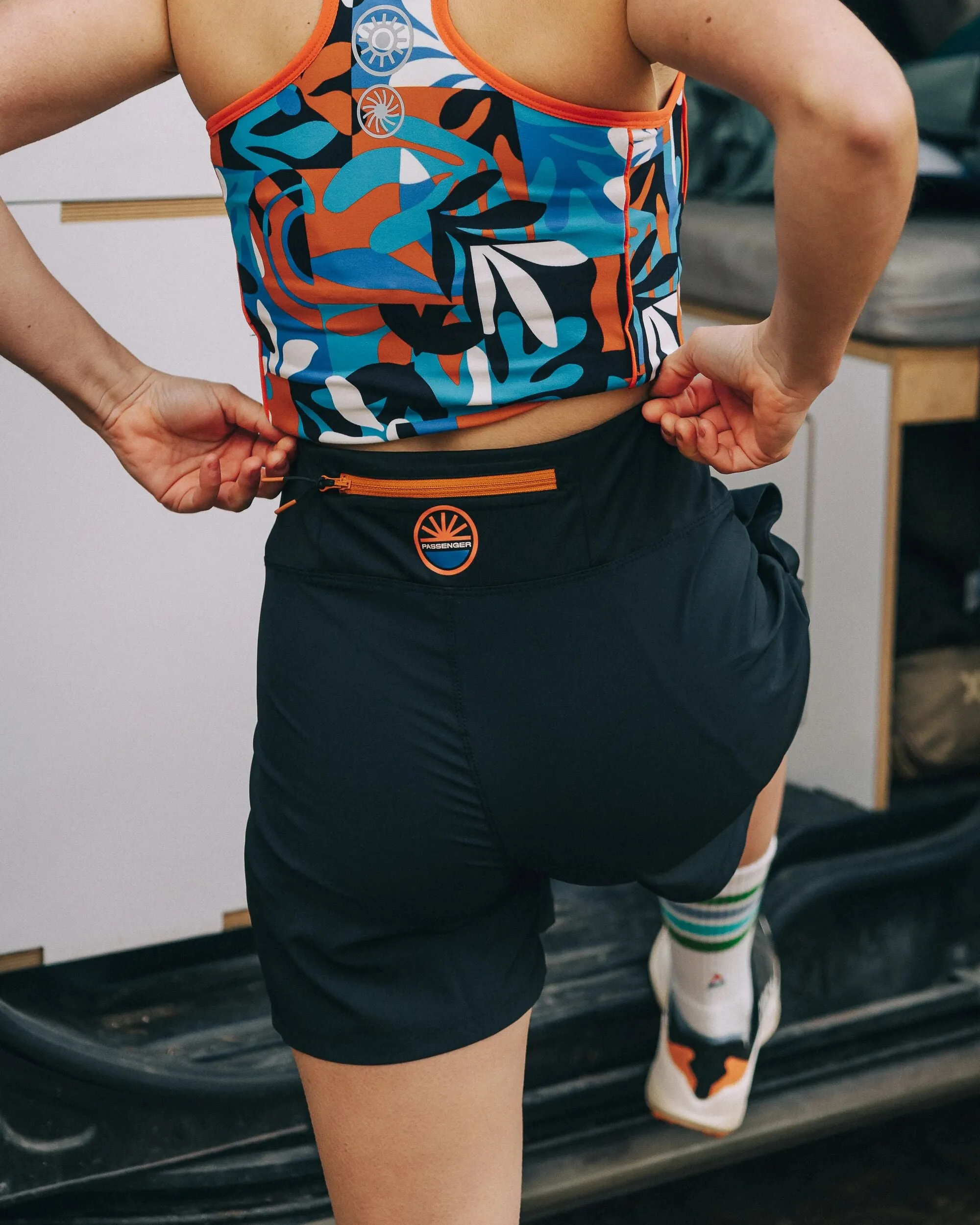 Roundtrip Recycled Trail Short - Black