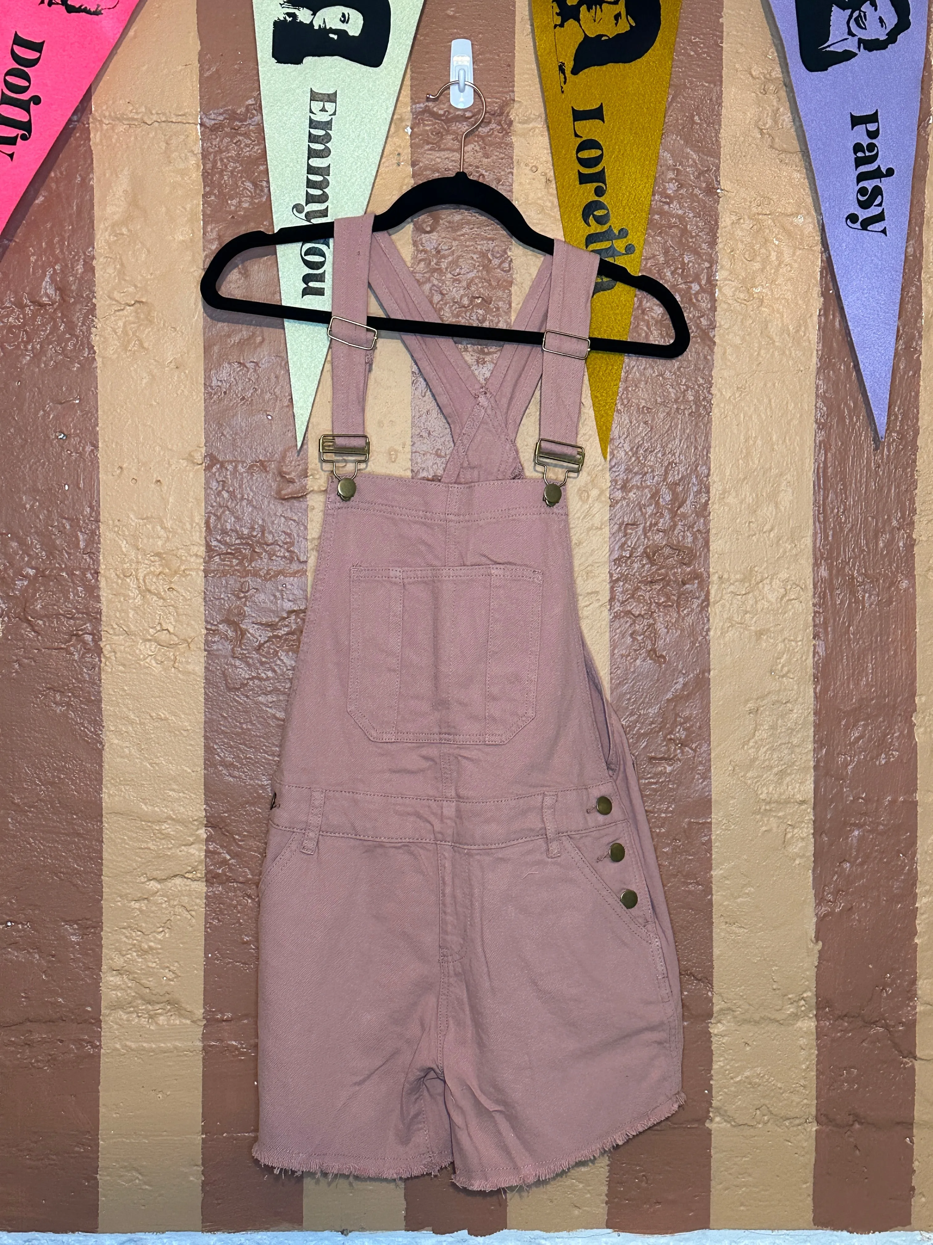 (RR1505) Molly Bracken Pink Overalls