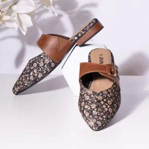 Sanjan Jaali Office Pointed Mule