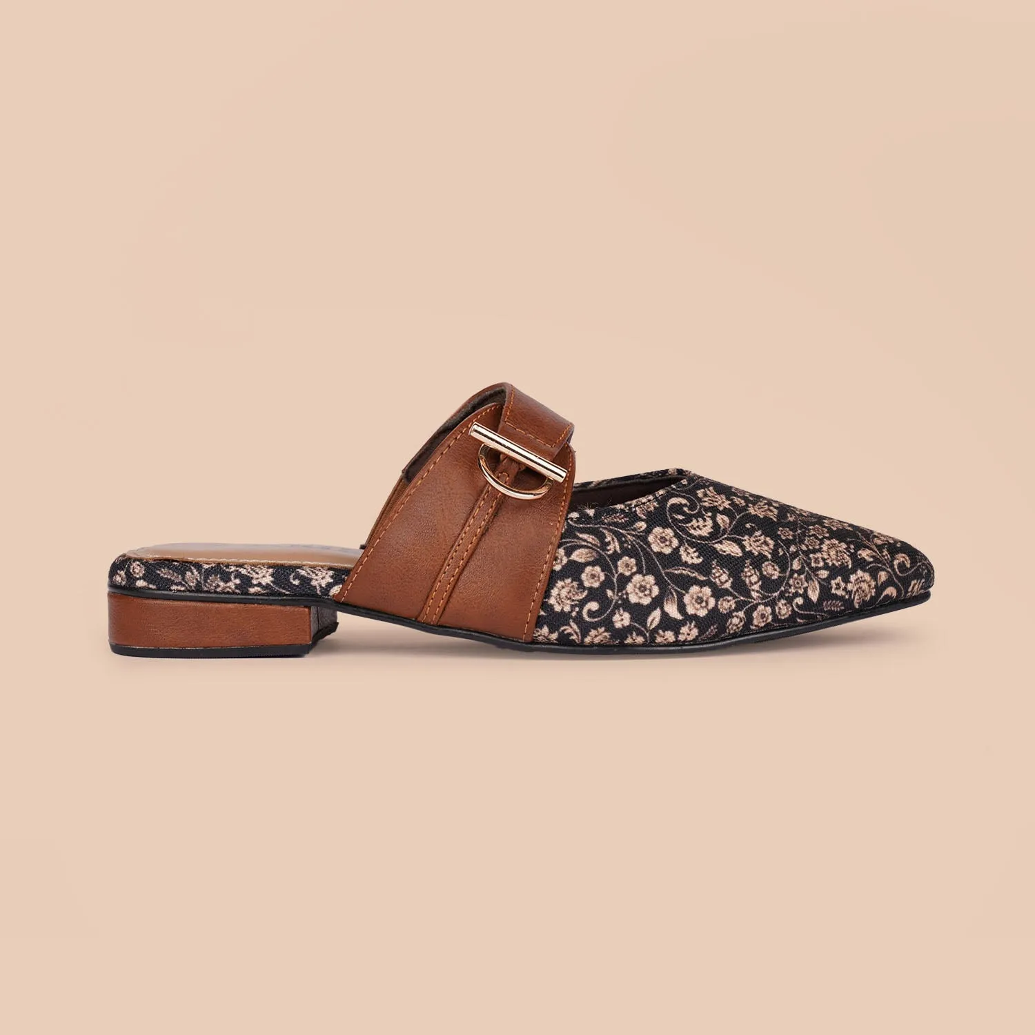 Sanjan Jaali Office Pointed Mule