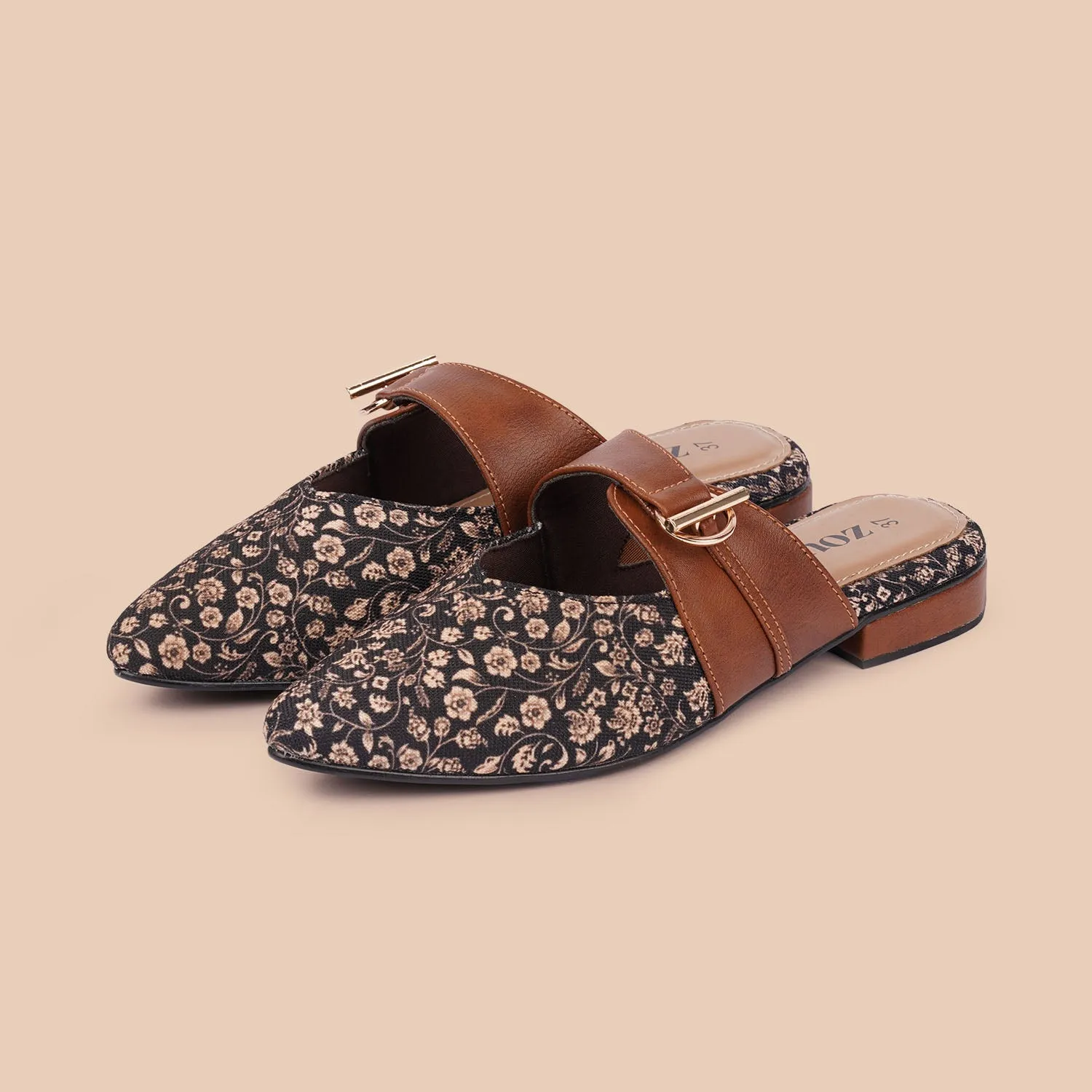 Sanjan Jaali Office Pointed Mule