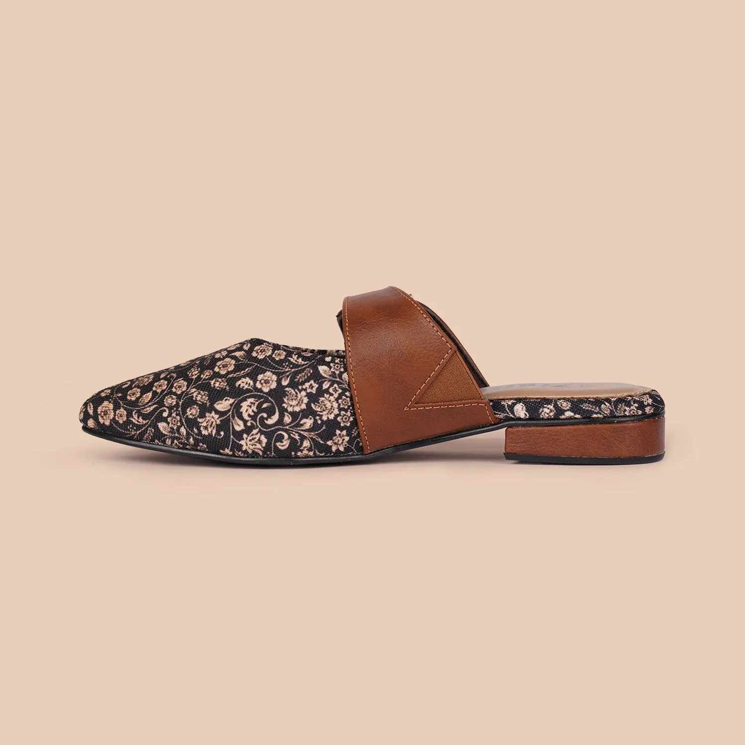 Sanjan Jaali Office Pointed Mule
