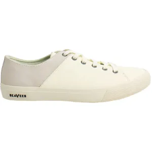 Seavees Monterey Mens White Plimsolls