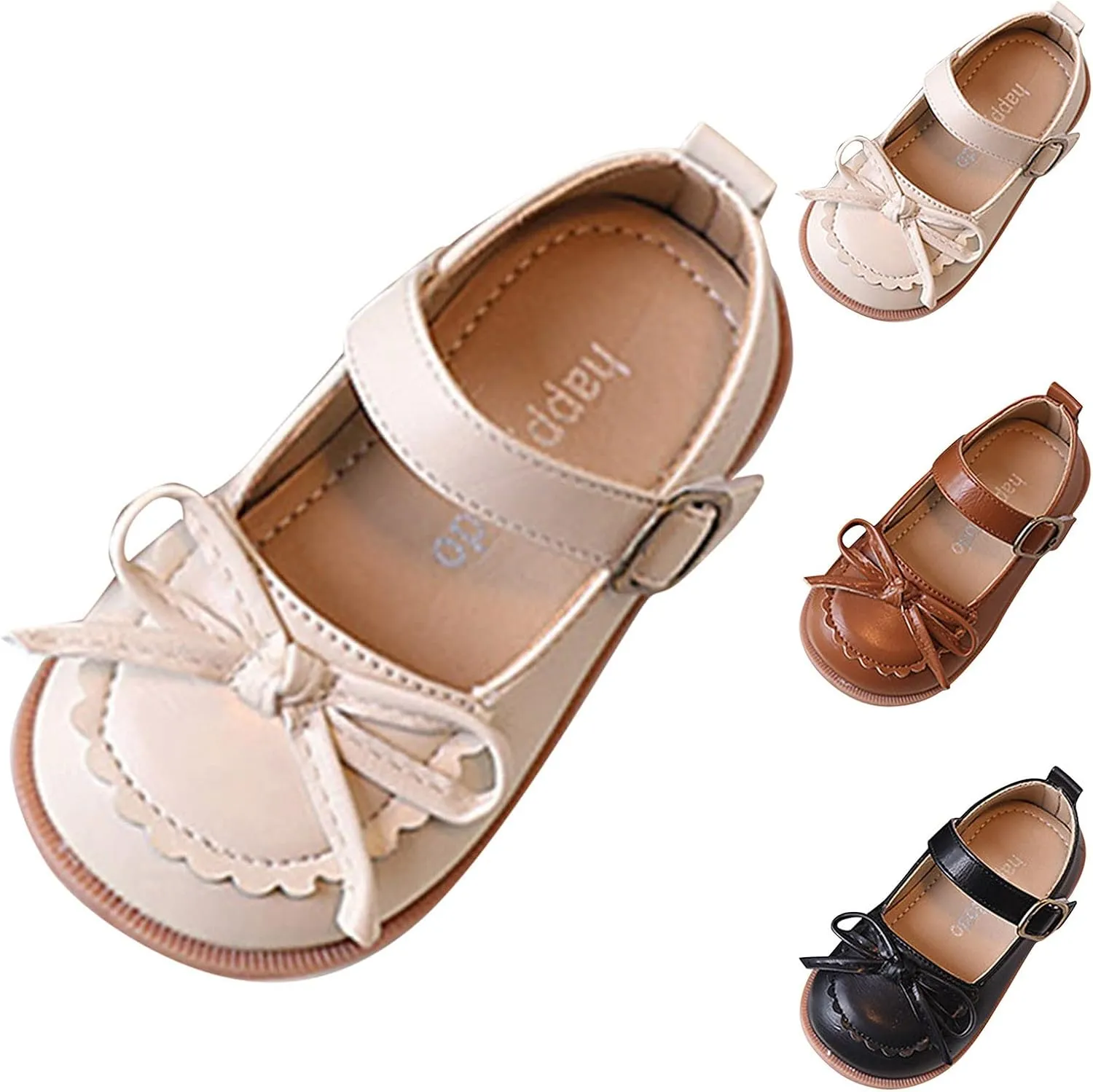 Size 12 Girls Boots Fashion Four Seasons Children Casual Shoes Girls Leather Shoes Flat Bottom Girl Costume Boot Covers