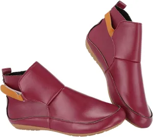 Snow Boots for Women Ankle Heel Booties for Women Womens Cowgirl Boots Square Toe Womens Bootie Round Toe Non Slip Slip On Closed Toe Wide Fit Available