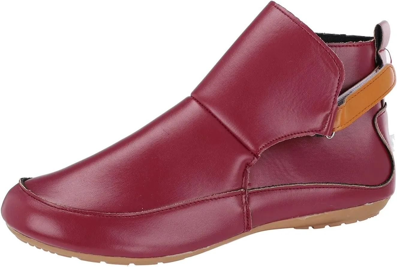 Snow Boots for Women Ankle Heel Booties for Women Womens Cowgirl Boots Square Toe Womens Bootie Round Toe Non Slip Slip On Closed Toe Wide Fit Available