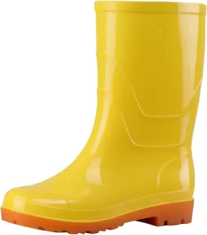 Tall Rain Boots Women Mens Grounded Footwear Boots Ankle Booties Heels Non Slip Work Barefoot Shoes Mid Calf Rain Boots for Women,Waterproof Garden Womens Rain Boots