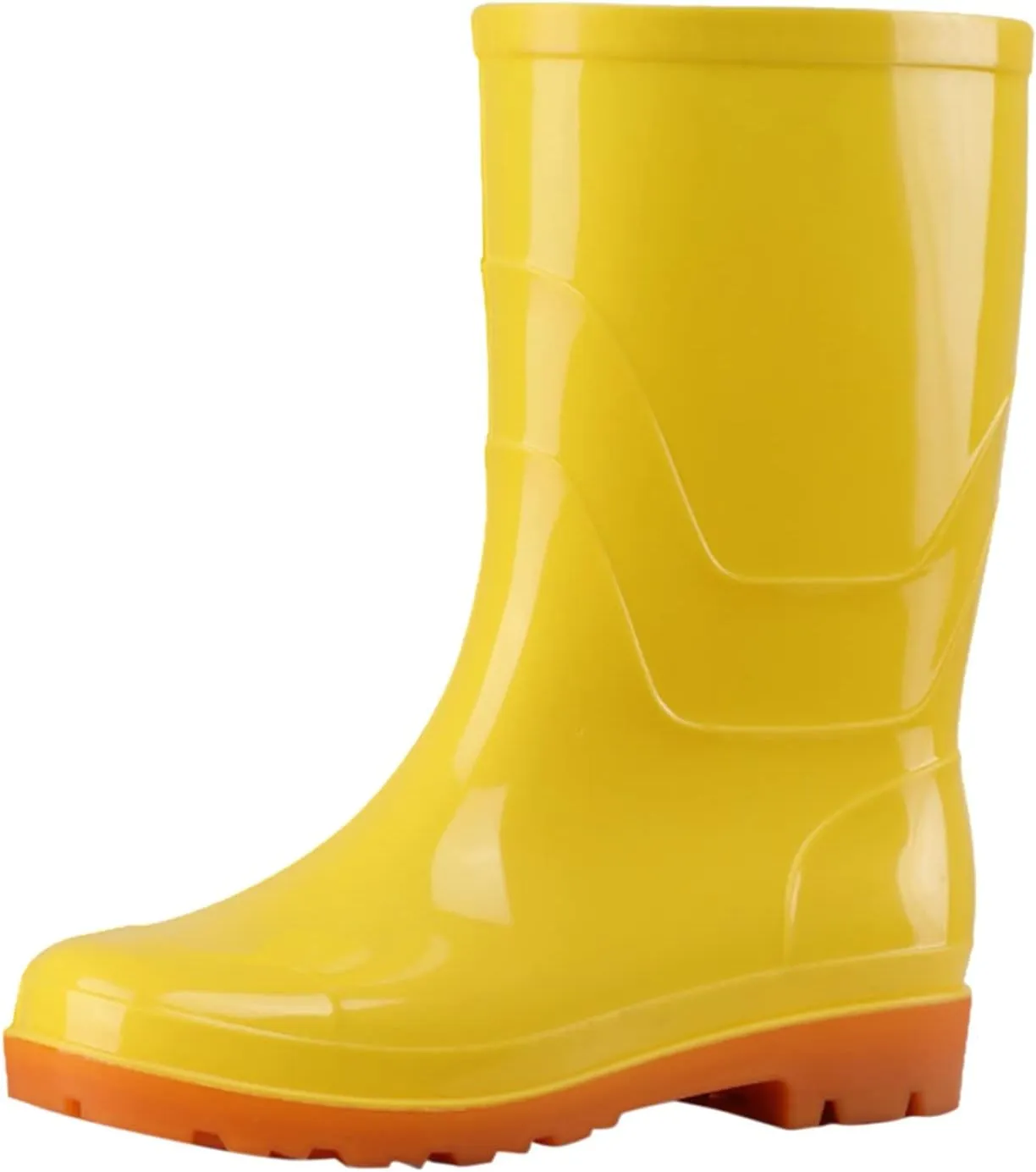 Tall Rain Boots Women Mens Grounded Footwear Boots Ankle Booties Heels Non Slip Work Barefoot Shoes Mid Calf Rain Boots for Women,Waterproof Garden Womens Rain Boots