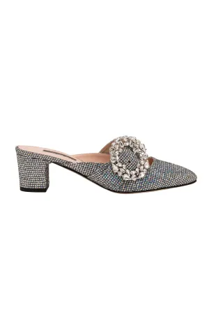 Tartine Embellished Block Heel Mules