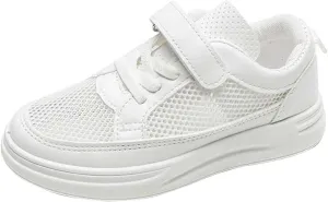 Toddler Kids Mesh Canvas Flats Single Breathable Lightweight Casual Slip On Shoes for Girls Canvas Sneakers Boys