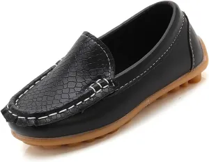 Toddler Shoes Toddler Little Kid Boys Girls Soft Slip On Loafers Dress Flat Shoes Boat Shoes Casual Rubber Sole Shoes
