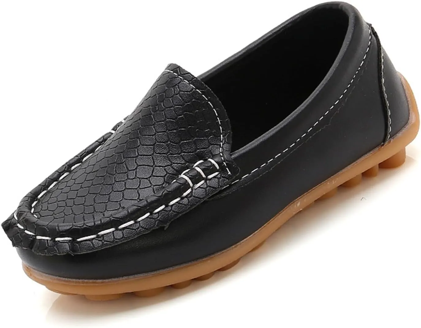 Toddler Shoes Toddler Little Kid Boys Girls Soft Slip On Loafers Dress Flat Shoes Boat Shoes Casual Rubber Sole Shoes