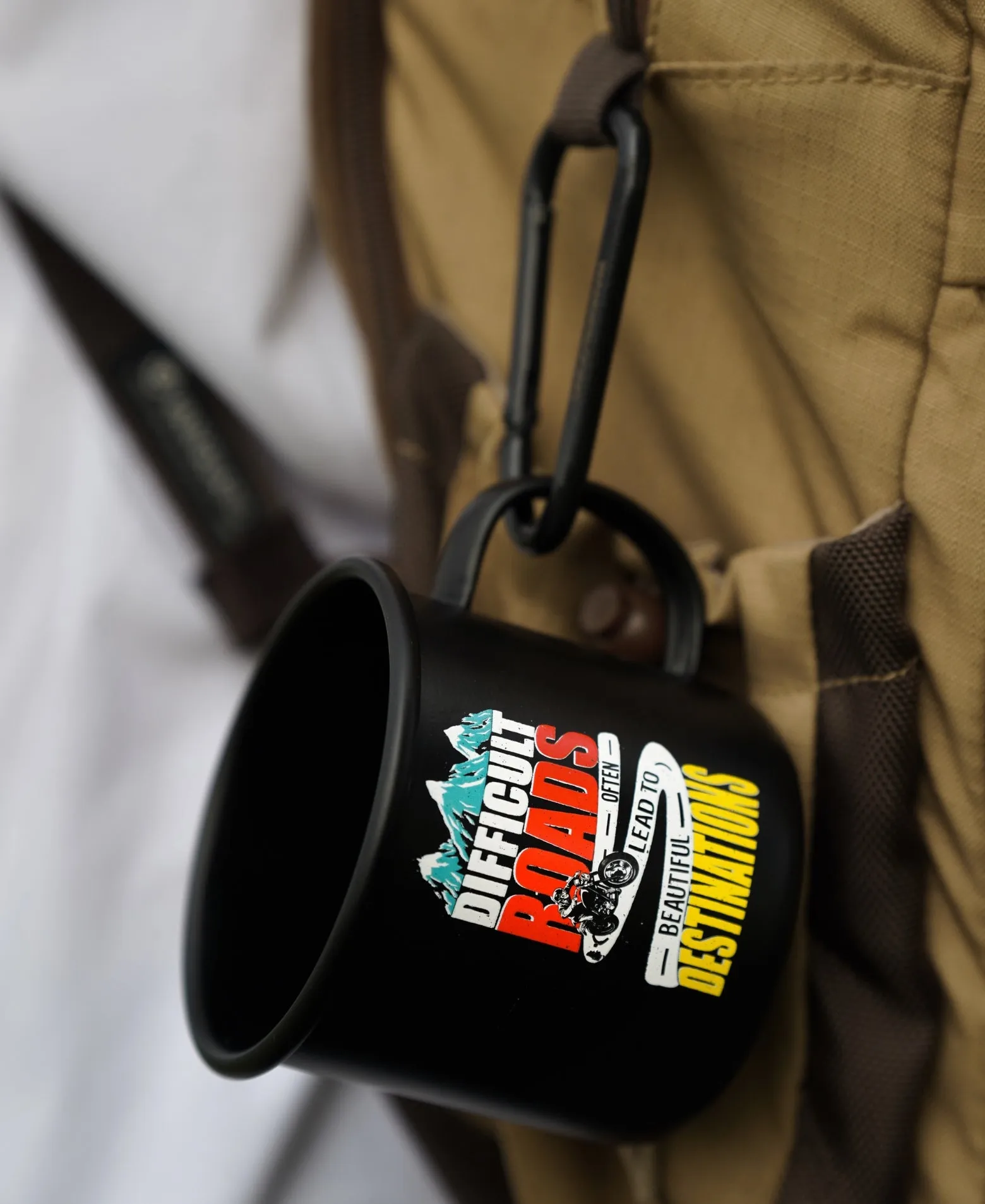 Tough Trail Tales Enamel Mug