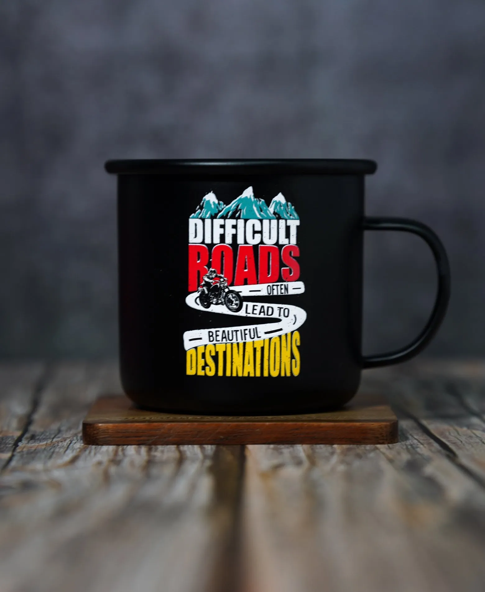 Tough Trail Tales Enamel Mug