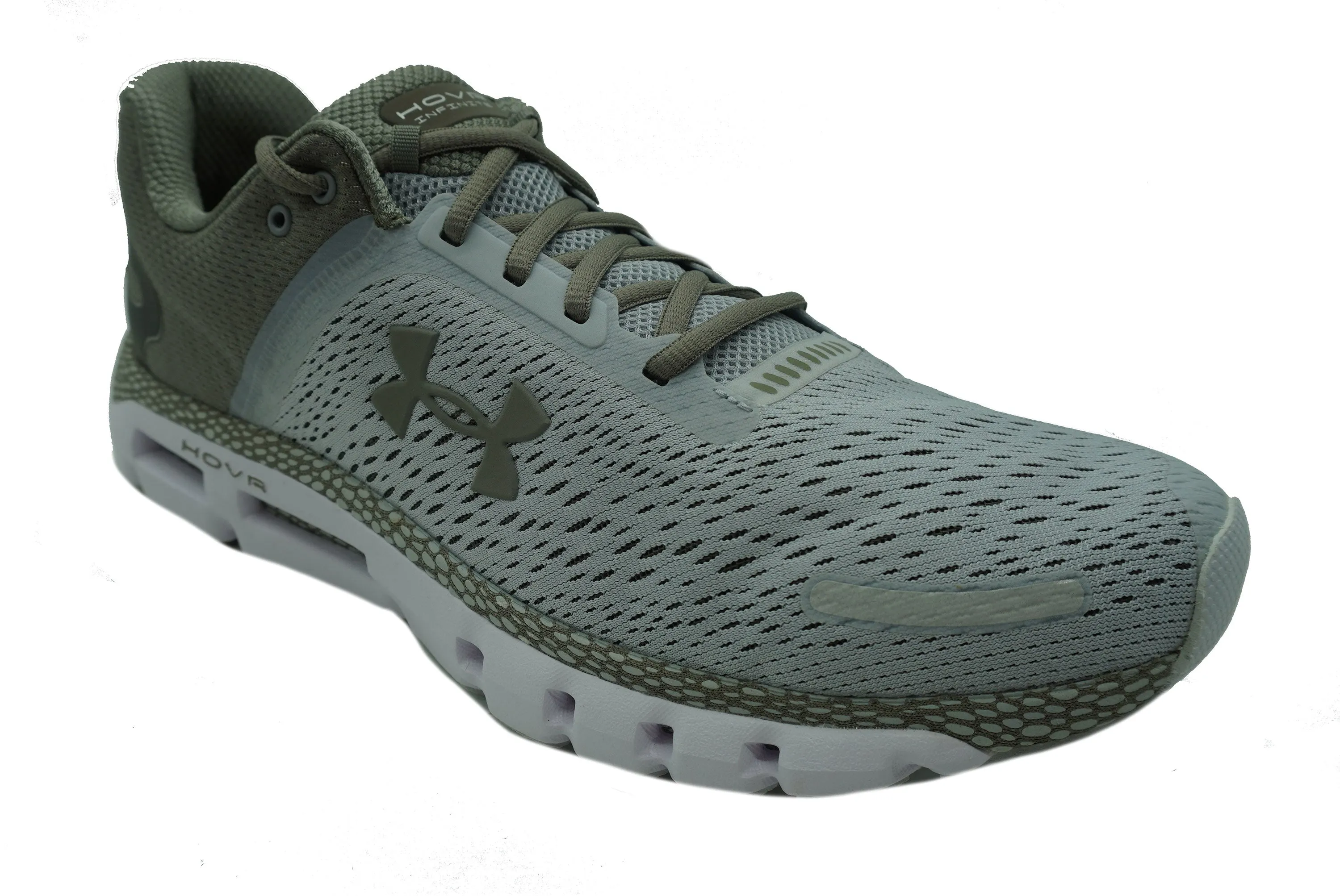 Under Armour Men's HOVR Infinite 2 Running Athletic Shoes Gray White Size 14