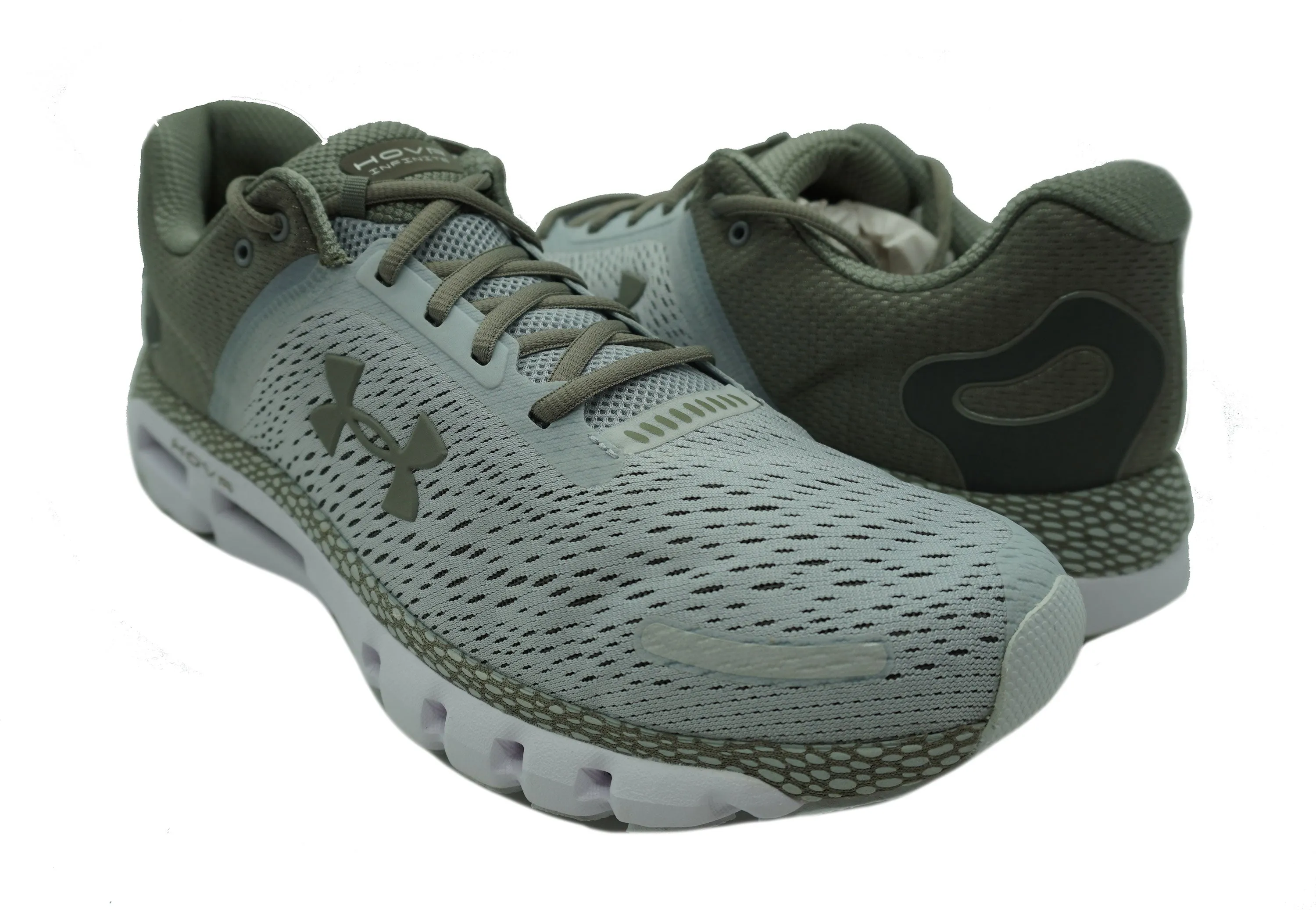 Under Armour Men's HOVR Infinite 2 Running Athletic Shoes Gray White Size 14