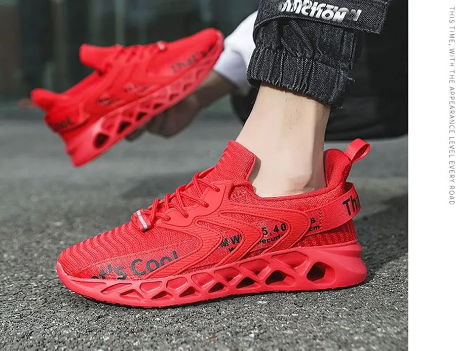 VAXAV Unisex Lightweight Blade Mesh Sneakers Tennis Road Running Gym Walking Shoes