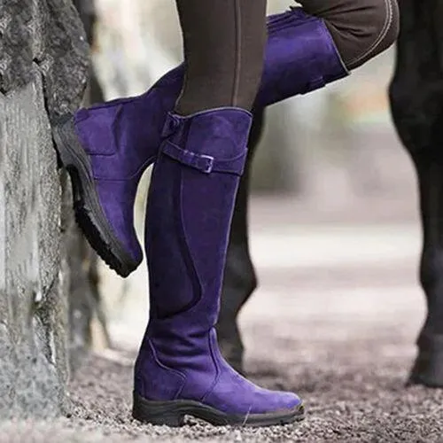 Waterproof & Durable Leather Long Boots