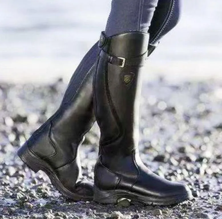 Waterproof & Durable Leather Long Boots