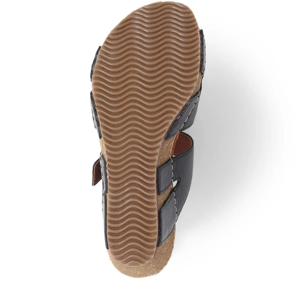 Wedge Heeled Mules  - MUYA39013 / 325 538