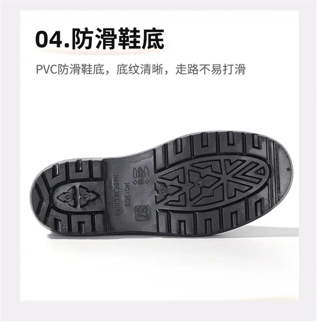 Women's Color Rain Boots Mid-Calf Rain Boots Waterproof And Non-Slip Outer Wear Gardening Work Shoes