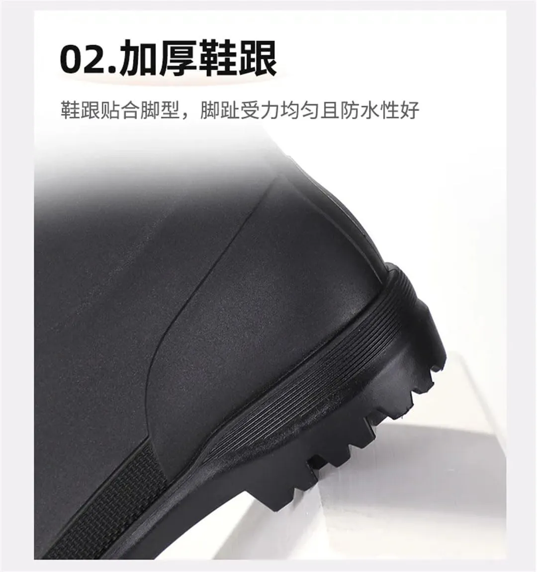 Women's Color Rain Boots Mid-Calf Rain Boots Waterproof And Non-Slip Outer Wear Gardening Work Shoes